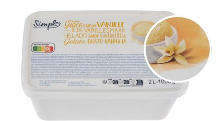 glace vanille Simple Colruyt